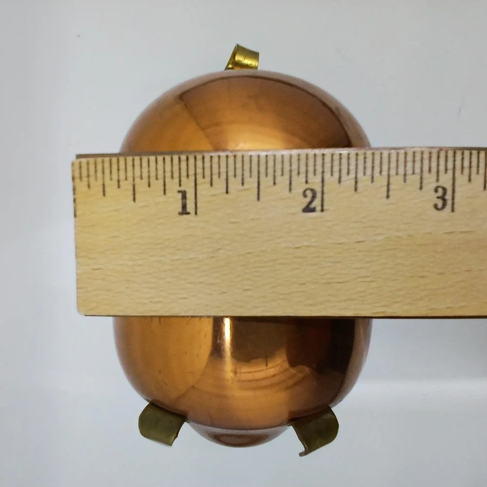Vintage Coppercraft Guild‎ Piggy Bank Coin Holder Pig Figurine Mid Century Decor